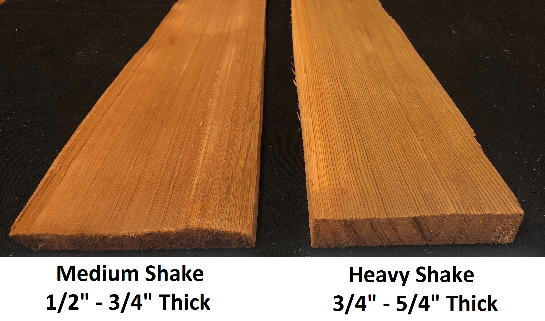 cedar shingles shakes heavy shake vs